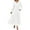 White, variant on PRETTYGARDEN Fall Dresses for Women Long Sleeve V Neck Belted Ruffle A Line Flowy Boho Maxi Wedding Guest Dress Pockets