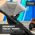 thumbnail image 5 of Baby Jogger City Select 2 Single-to-Double Modular Stroller, Eco Collection, Frosted Ivory, 5 of 7