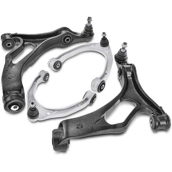 A-Premium Set of 4, Front Upper & Lower Control Arm Kit, with Ball Joint & Bushing, Compatible with Volkswagen Touareg 2004 2005 2006 2007 2008 2009, Replace # K620768, K620147