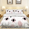 thumbnail image 2 of 3D Cartoon Oso Funda de edredón Set Ropa de cama Set Fundas de almohada 99, 2 of 2