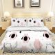 thumbnail image 2 of 3D Cartoon Oso Funda de edredón Set Ropa de cama Set Fundas de almohada 99, 2 of 2