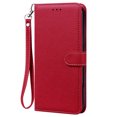 thumbnail image 1 of S20 FE Case For Samsung Galaxy S20 Case S20+ Ultra Leather Flip Wallet Case For Samsung Galaxy S20 FE S 20 Plus Phone Case Funda Dark Red -Strap Samsung S20 Ultra, 1 of 6
