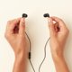thumbnail image 3 of Auriculares internos con cable, auriculares con micrófono, negro, 3 of 5
