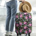 thumbnail image 2 of Pioneer Flower Floral Print Pattern Luggage Cover Fashion Suitcase Cover Baggage Covers Fit 25-28 Inch Luggage (Go Travel), 2 of 5