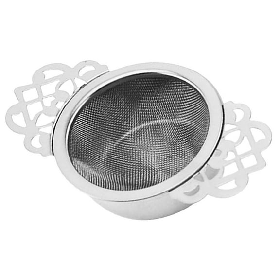 Masteelf Tea Cup Strainer Stainless Steel Tea Infuser Fine Mesh Tea Filter For Loose Leaf Tea Ideal Tea Accessory For Tea Lovers