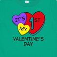 thumbnail image 4 of Inktastic 1st Valentine's Day Hearts Boys or Girls Baby T-Shirt, 4 of 5
