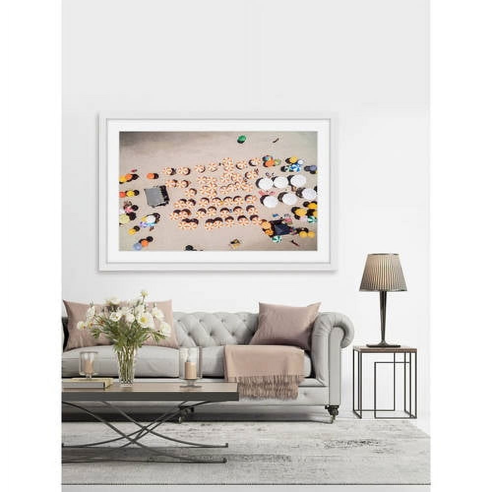 Marmont Hill "Multicolored Umbrellas" Framed Painting Print