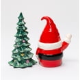thumbnail image 3 of Ceramic Santa Gnome Salt and Pepper Shakers Christmas Tree Gift, 3 of 3