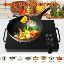 Hinzonek 3500W Electric Ceramic Stove Portable Hot Plate Single Burner Infrared Induction Cooker Home Cooktop Cooking Furnace for All Cookware US 110V