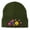 Olive, variant on Christmas Garland Elf Candy Embroidered Beanie - White OSFM