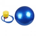 thumbnail image 3 of Pelota de ejercicios para yoga, core ball con bomba, antiexplosión, antideslizante, para equilibrio y pilates 55cm Azul, 3 of 9