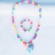 thumbnail image 2 of Niños Collar Pulsera Conjuntos Luna Unicornio Corazón Forma Estrella Collar Pulsera Princesa Collar Pulseras Conjunto 4 Piezas Inevent AP005583-00, 2 of 6