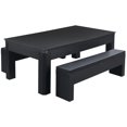 thumbnail image 3 of Park Avenue 7-Foot Pool Table Tennis Combination with Dining Top, Two Storage Benches, Free Accessories, 3 of 7