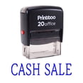 thumbnail image 1 of Printtoo CASH SALE Self Inking Rubber Stamp Office Stationary Custom Stamp-Blue, 1 of 1