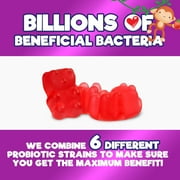 Kids Probiotic Gummies - Natural Immune Support & Digestive Health Supplement - Daily Chewable Probiotic for Children & Toddlers Ages 4+ Vegan, Gluten & Dairy Free - Berry Flavored - 120 Gummies
