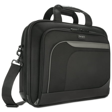 Targus TBT045US Carrying Case for 15.4" Notebook - Black, Gray - Polyester - 13.5" Height x 15.5" Width x 5" Depth