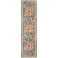 thumbnail image 2 of SAFAVIEH Phoenix Collection PHX153K Turquoise / Beige Rug, 2 of 7