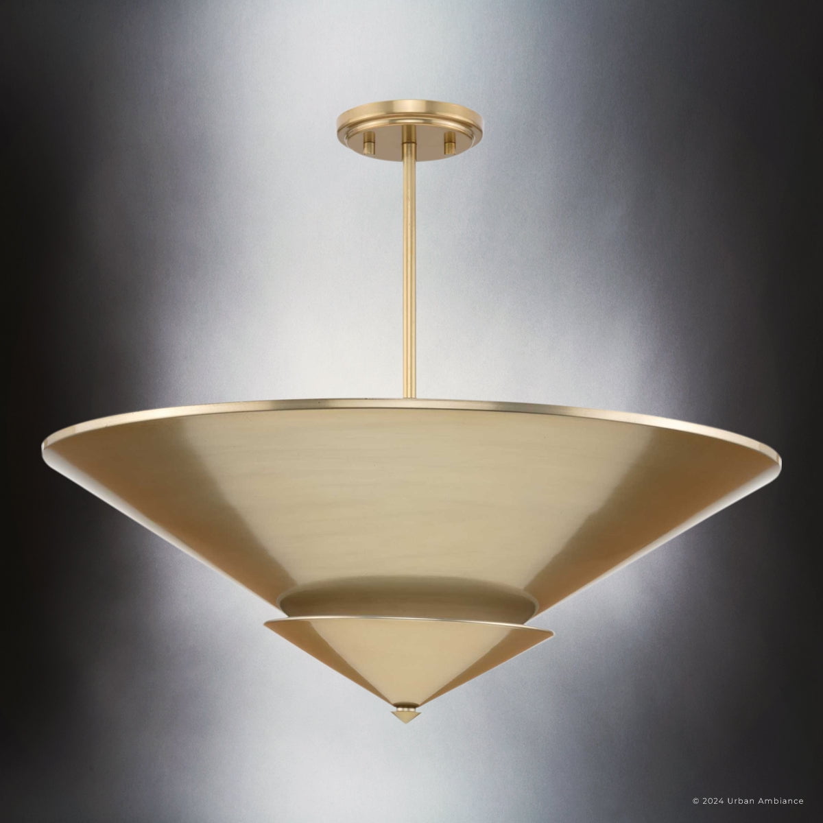 Luxury Modern Ceiling Light, Soft Gold, UHP5051