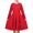 Red Lace, variant on Girls Dress White Floral Hollow Knit Fabric Formal Evening Long Sleeve 6 Years