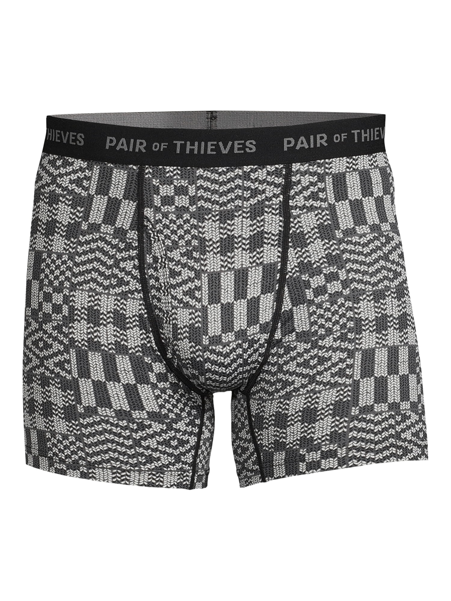 Pair of Thieves Men's Holiday Fair Isle Boxer Brief, 1-Pack
