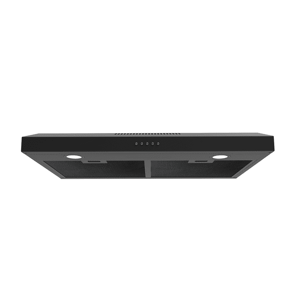 Campana bajo Alacena IHD FULL BLACK Modelo CB100N 75 de 75 cm (30") en Acero en Negro