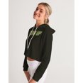 thumbnail image 4 of Black Glow up Women's Cropped Hoodie, 4 of 8