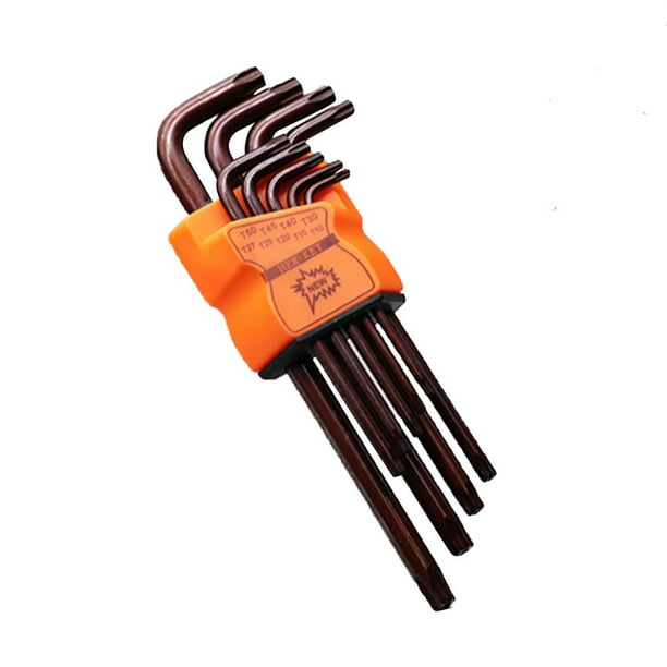 Juego De Llaves Allen En Forma De L De 9 Piezas Destornillador Hexagonal Torx Llave Universal Herramientas De Reparación (Torx) Guardurnaity TO003361-00