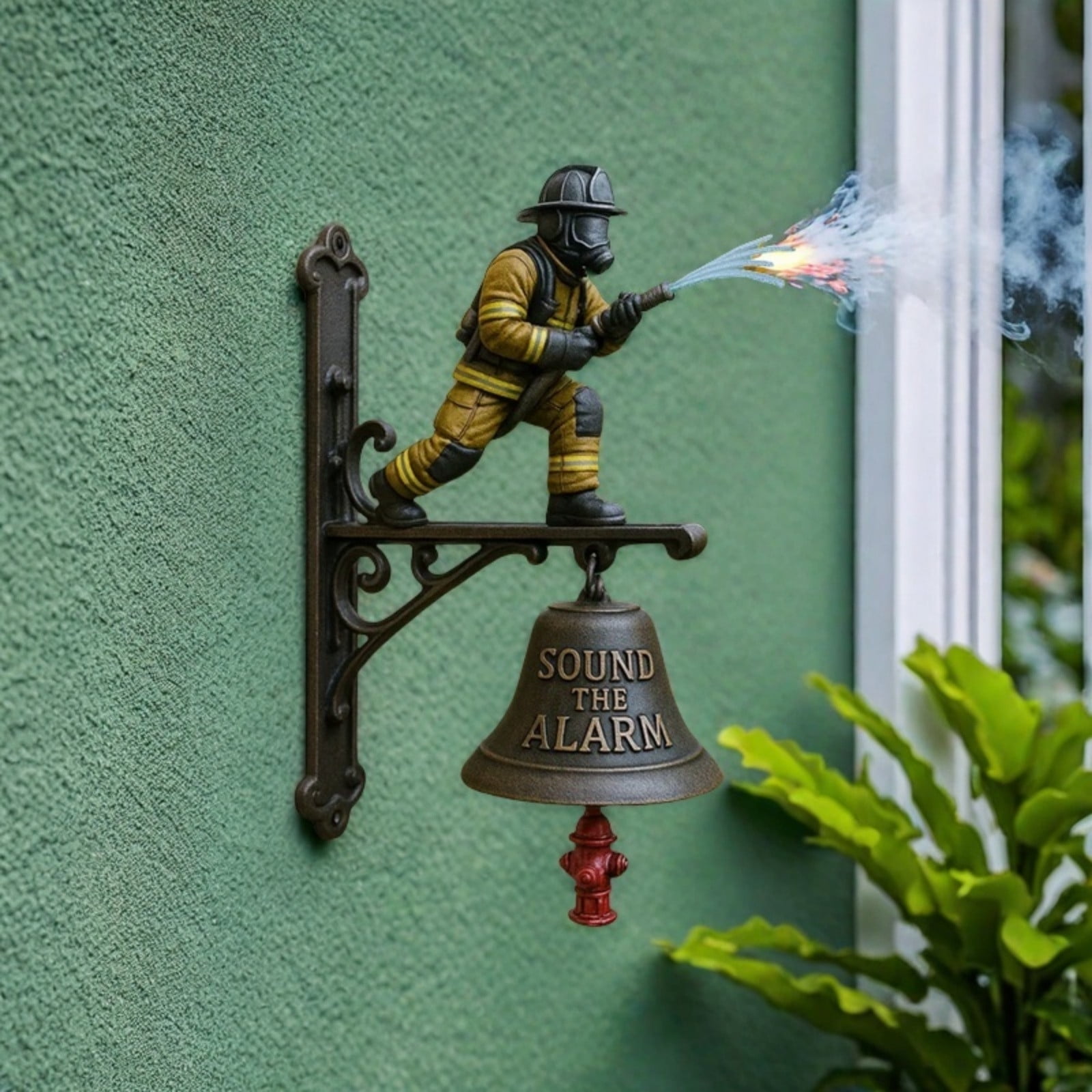 Themed Decorative Doorbell Hanger with Unique Design for Front Door Entryway Hanging Ornament for Home and Garden