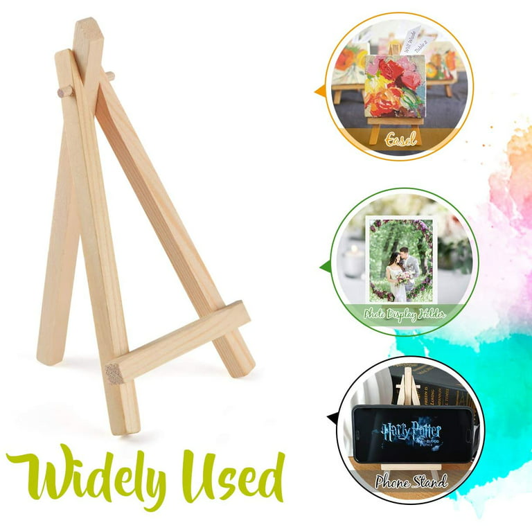 Rustic Wedding Easel Mini Easels Table Top Miniature Easel Wedding Table  Numbers Stand Wooden Wedding Card Holder Wooden Chalkboard Easel 
