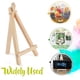 thumbnail image 4 of Mini caballetes de madera para lienzo, 10 piezas, tamaño A5 o más pequeño, resistentes y portátiles para proyectos creativos y decoración, 4 of 6