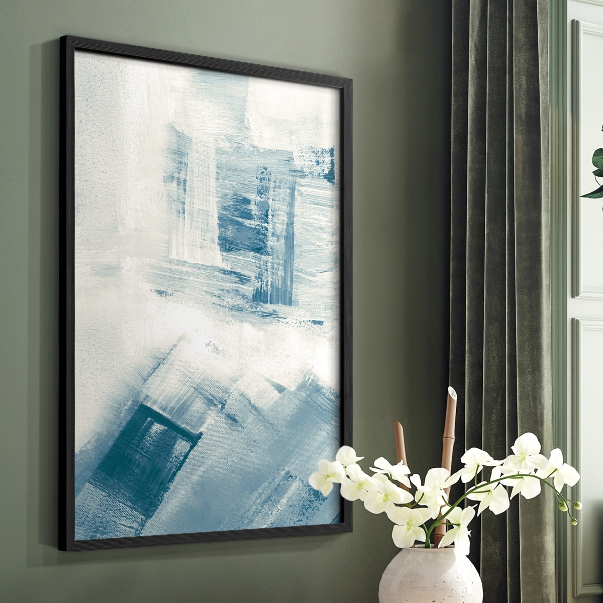 Wind Blown II Framed Print - Solid Wood in Single Picture Frame Solid Wood 2 Framed Print