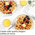 thumbnail image 4 of Chefman Flip Belgian Waffle Maker w/ Non Stick Plates, Adjustable Timer - Stainless Steel, 4 of 9