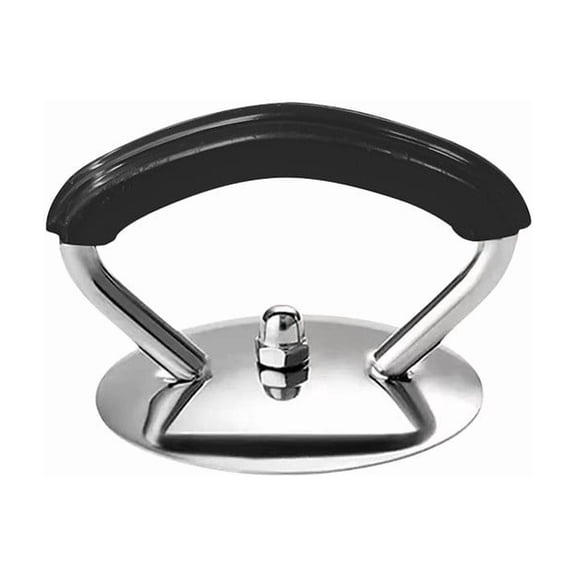 Universal Heat Resistant Pot Lid Handle Replacement Stainless Steel Knob with Mounting Screws Silicone Washer for Cookware Glass Lids