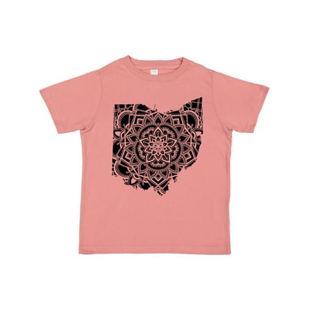 

Inktastic Ohio Silhouette Mandala Gift Toddler Boy or Toddler Girl T-Shirt