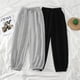 thumbnail image 2 of Pantalones deportivos informales holgados y adelgazantes con forro polar para otoño e invierno, pantalones rectos, pantalones deportivos Radish, 2 of 5