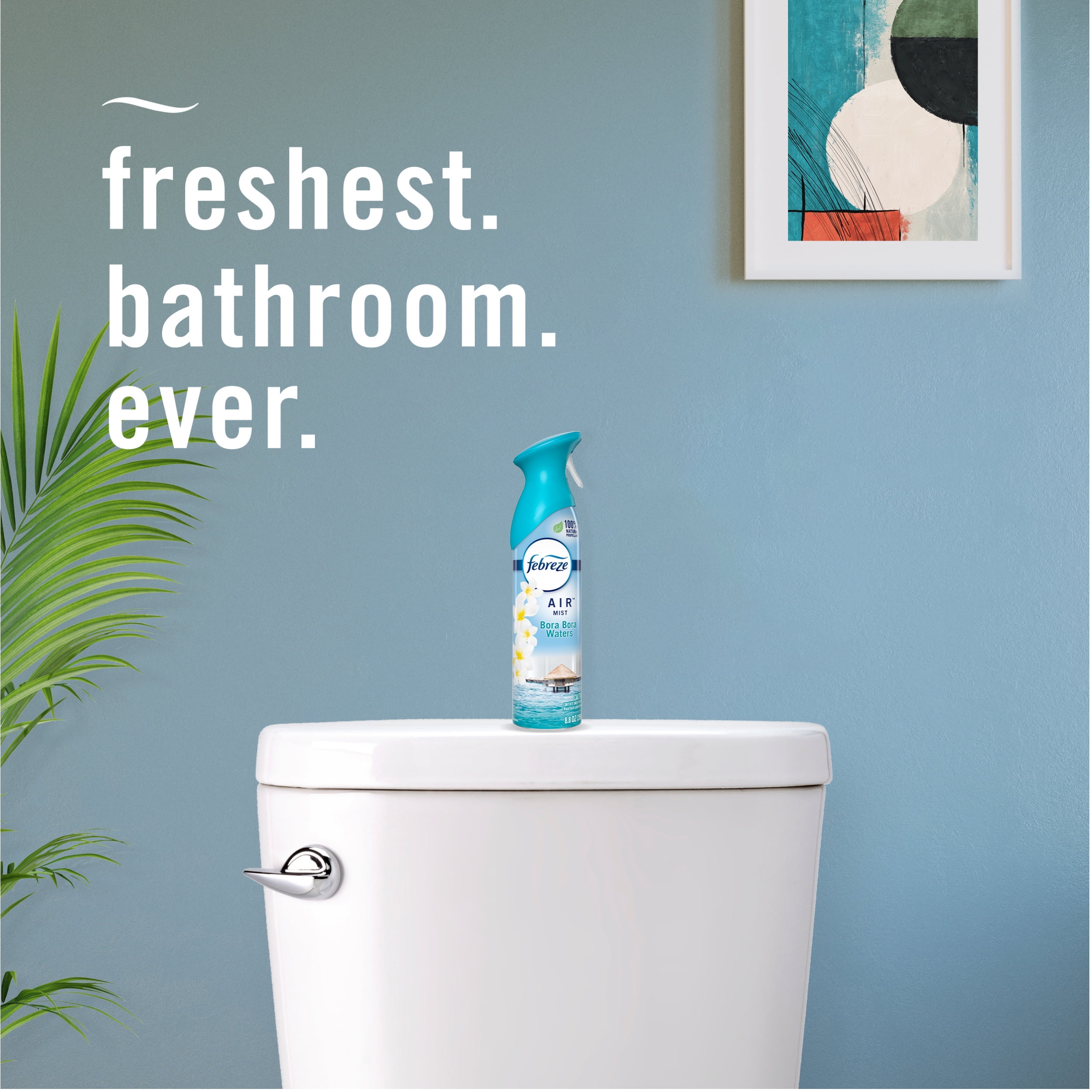 Febreze Air Freshener Spray, Odor-Fighting Room Spray, Bora Bora Waters, 8.8oz, 2 Count