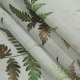 thumbnail image 4 of TWOPAGES 52"x84" Pinch Pleated Curtain Boho Print Linen Blend Light Filtering Drape for Guest Room, 1 Panel, Early Autumn, 4 of 6