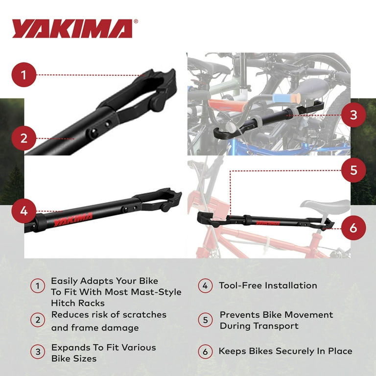 Yakima TubeTop Hitch Mounted Bike Rack w/Seat Post Mounting Type