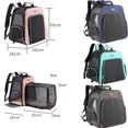 thumbnail image 3 of Mochila extensible para mascotas, bolsa de hombro doble para perros y gatos, transportadores plegables portátiles de gran capacidad para cachorros y gatos, 3 of 4