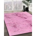 thumbnail image 2 of Ahgly Company Indoor Rectangle Abstract Dark Hot Pink Abstract Area Rugs, 2' x 3', 2 of 6