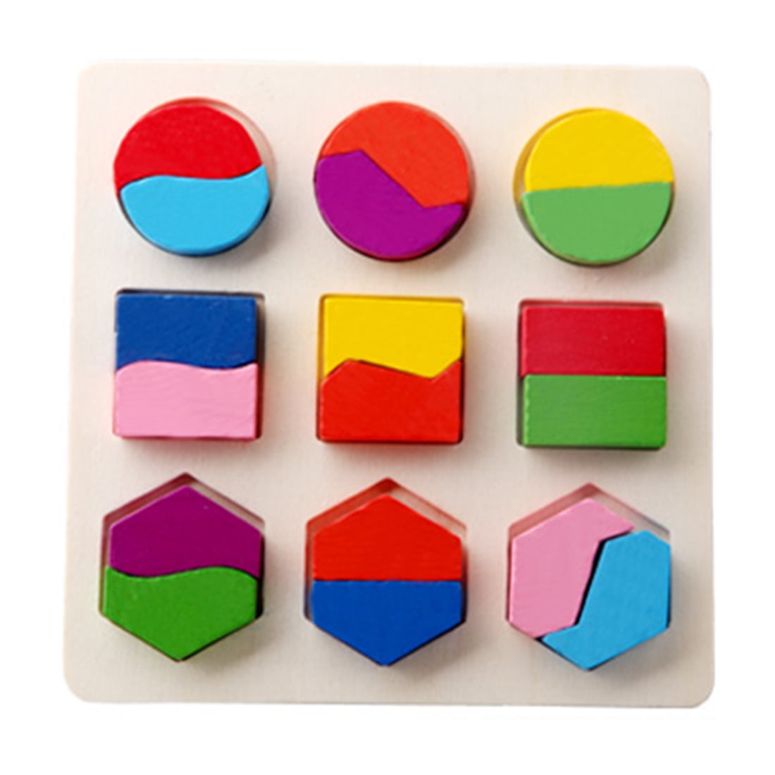 geometric puzzle board