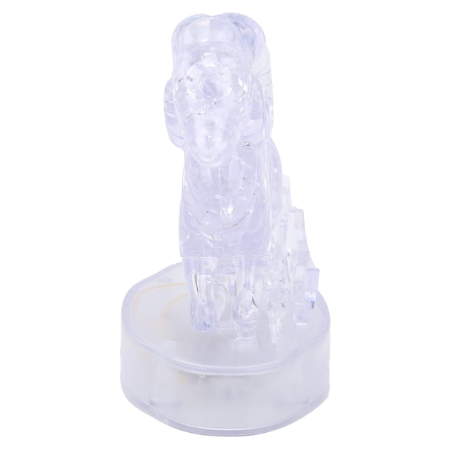 Rompecabezas De Cristal 3D, Rompecabezas De Cristal GPPS Decoración De Plástico Único Delicado Para Fiestas Navideñas Para Niños Para Reuniones Familiares