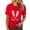 Red, variant on Aayomet Womens Summer Tops Womens Casual Scoop Collar Plus Size T Shirts Summer Tops Tee,Red M
