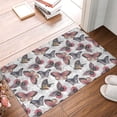 thumbnail image 5 of Daiia Vintage Butterflies Front Door Mat, Heavy Duty Durable Welcome Mat for Outdoor Indoor, Dirt Trapper Waterproof Super Absorbent Door Mat, 16" x 24", 5 of 9