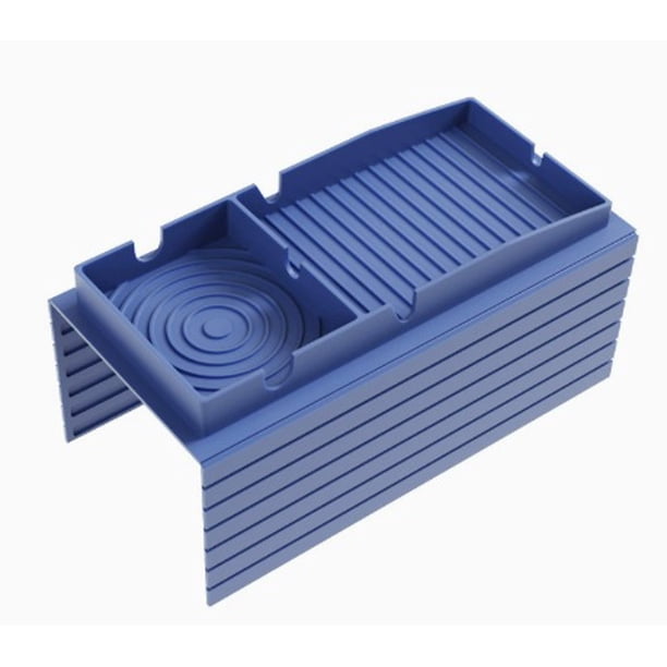 1 pieza - Bandeja portavasos for sofá, ideal for bebidas y café; posavasos de silicona; mesa auxiliar for reposabrazos; caja de almacenamiento multifuncional