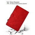 thumbnail image 6 of GSFY Case for Galaxy Tab S6 Lite 10.4 inch 2024/2022/2020, PU Leather Wallet Stand Protective Smart Shell with Pen Holder Auto Sleep Wake for Samsung Galaxy S6 Lite Tablet, Red Blocks, 6 of 7