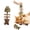 Mixed, variant on Catnip & Silvervine Chew, Fish Bone Cat Dental Chew Toy, Natural Teeth Cleaning Stick for Cats, Durable Wooden Feline Tooth Care Tool