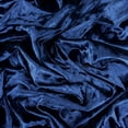 thumbnail image 2 of Ice Fabrics Stretch Crushed Velvet Fabric by the Yard - 60/62" Wide Soft Velvety Fabric for Sewing Apparel, Upholstery, Curtains & Decor - 234 GSM - 20% Vertical Stretch - Navy Blue - 10 Yards, 2 of 6