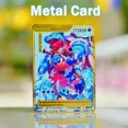 thumbnail image 5 of 10000HP Card Metal Pokémon Letters Charizard Vmax Pikachu Mewtwo Vstar Gold Iron Playing Cards Anime Game Gift Kids Toys, 5 of 5