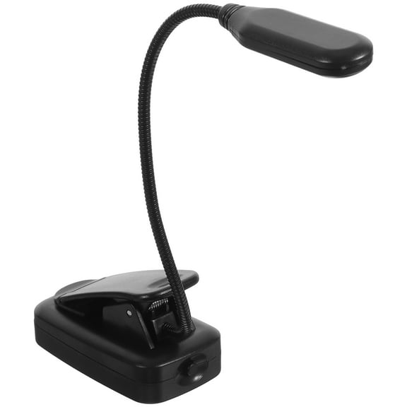 FELTECHELECTR Computer Desk Lamp Rechargeable Reading Lamp Black ABS 1Pcs for Working